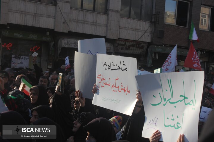 خروش تاریخی مردم شهر کاشان