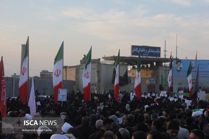 خروش تاریخی مردم شهر کاشان