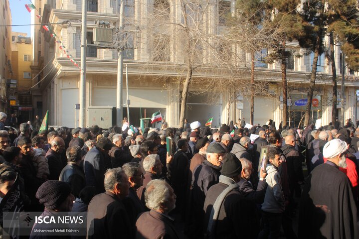 خروش تاریخی مردم شهر کاشان