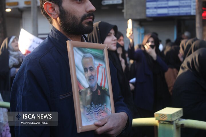 خروش تاریخی مردم شهر کاشان