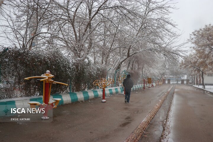 بارش برف در بجنورد
