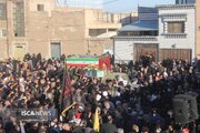 پیکر مطهر شهدای اقتدار در کرمان تشییع شد
