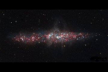 عکس روز ناسا از "کهکشان رشته مروارید"