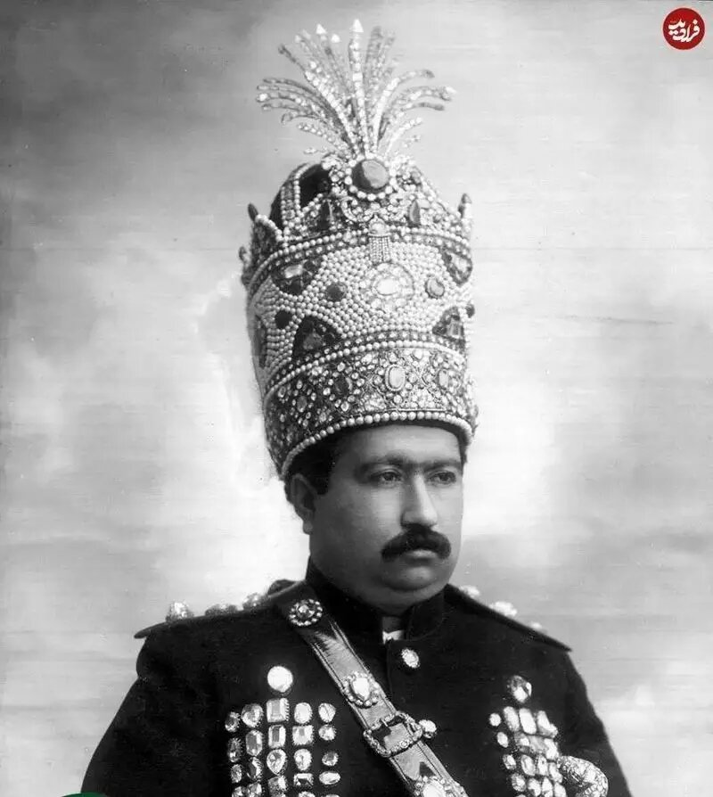 تصویری دیده نشده از "محمدعلی‌شاه قاجار" با تاج زرین + عکس
