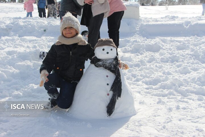 جشنواره آدم برفی در اردبیل