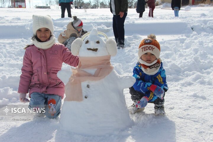 جشنواره آدم برفی در اردبیل