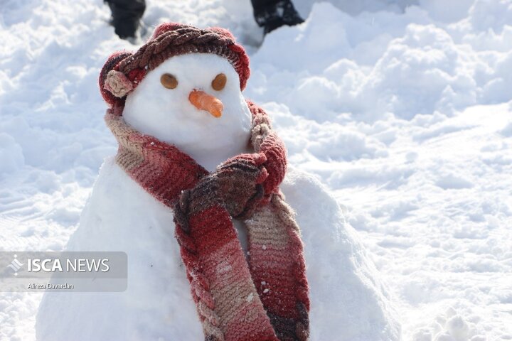 جشنواره آدم برفی در اردبیل