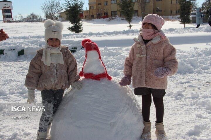 جشنواره آدم برفی در اردبیل