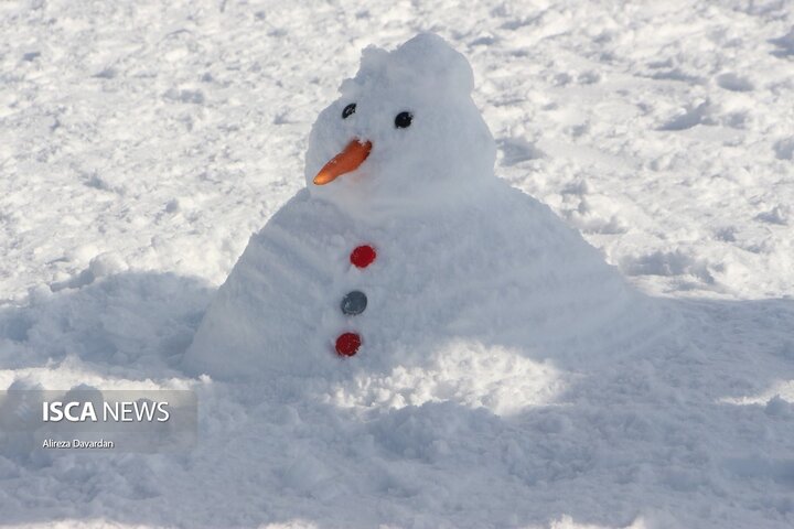 جشنواره آدم برفی در اردبیل