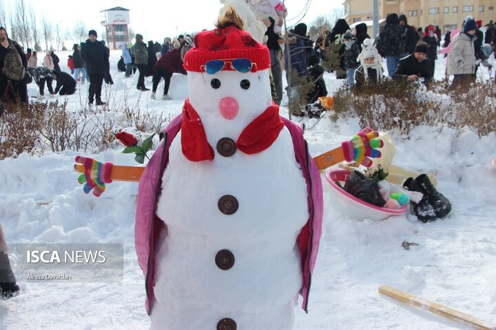 جشنواره آدم برفی در اردبیل