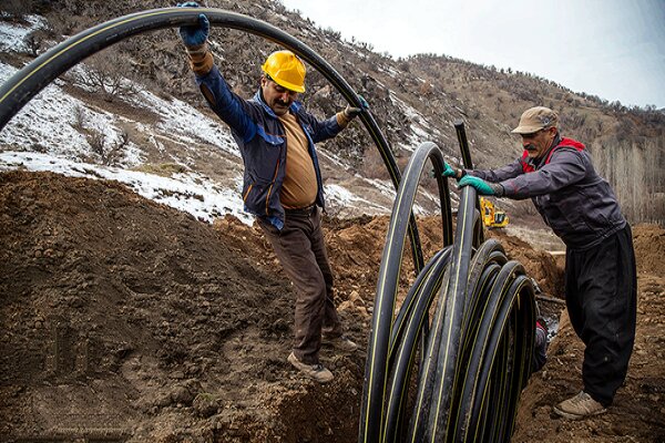 بهره‌برداری ۷۶۳ میلیارد تومان پروژه گازرسانی در کردستان