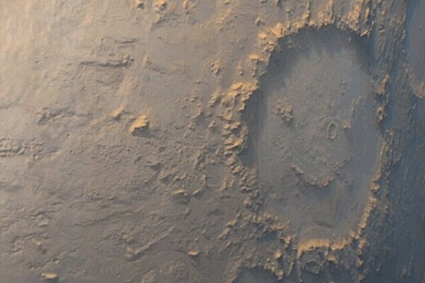 عکس روز ناسا از چهره شاد مریخ!