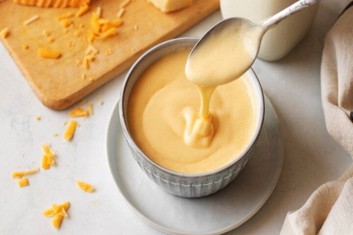 آموزش آشپزی / طرز تهیه سس پنیر چدار به سبک رستورانی آموزش آشپزی / طرز تهیه سس پنیر چدار به سبک رستورانی