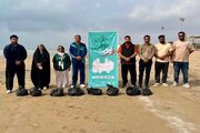 برگزاری پویش پاکسازی سواحل هرمزگان با مشارکت داوطلبانه جوانان