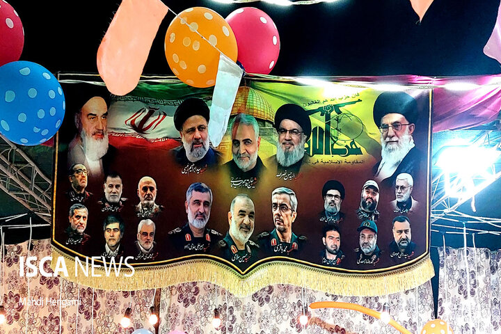 برگزاری مراسم جشن میلاد منجی عالم بشریت در جزیره هرمز