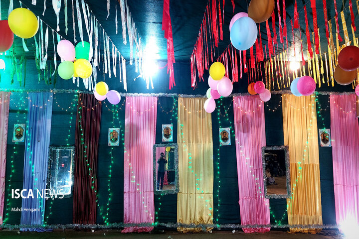 برگزاری مراسم جشن میلاد منجی عالم بشریت در جزیره هرمز