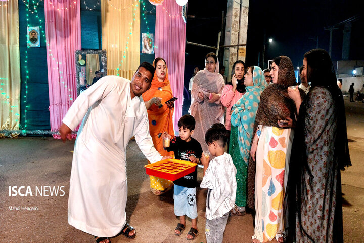 برگزاری مراسم جشن میلاد منجی عالم بشریت در جزیره هرمز