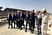 ۱۴ نیروگاه خورشیدی در دشتی با دستور رئیس‌جمهور به بهره‌برداری رسید