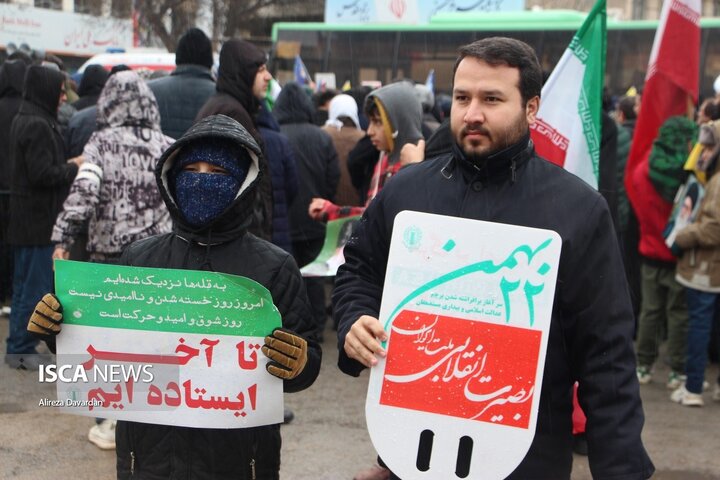 راهپیمایی 22 بهمن در اردبیل
