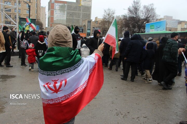 راهپیمایی 22 بهمن در اردبیل