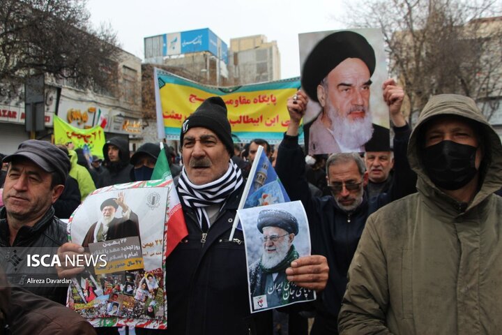 راهپیمایی 22 بهمن در اردبیل