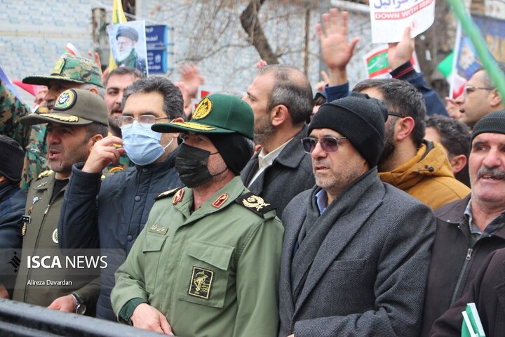 راهپیمایی 22 بهمن در اردبیل