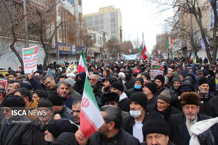 راهپیمایی 22 بهمن در اردبیل