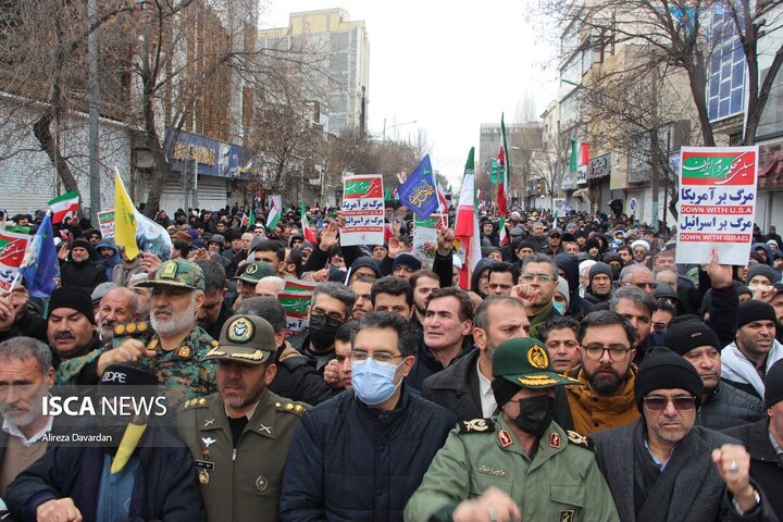 راهپیمایی 22 بهمن در اردبیل