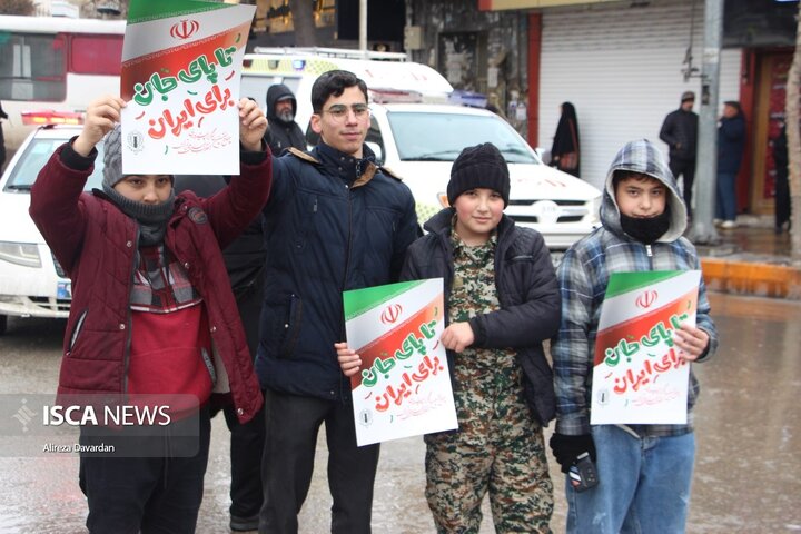 راهپیمایی 22 بهمن در اردبیل