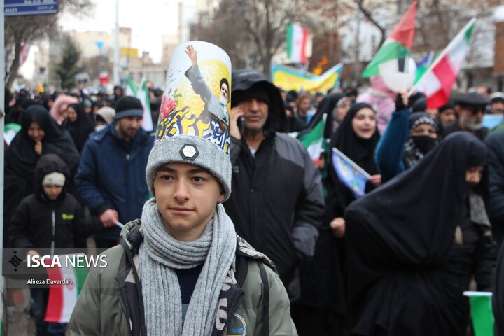 راهپیمایی 22 بهمن در اردبیل