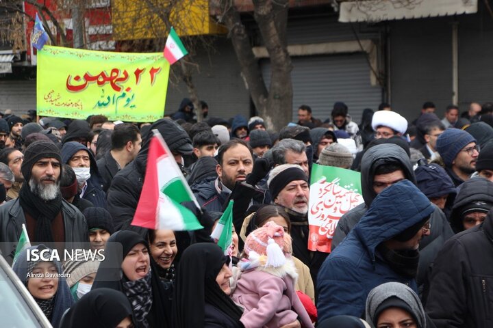 راهپیمایی 22 بهمن در اردبیل