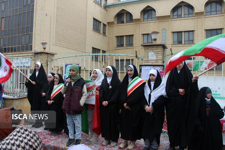 راهپیمایی 22 بهمن در اردبیل