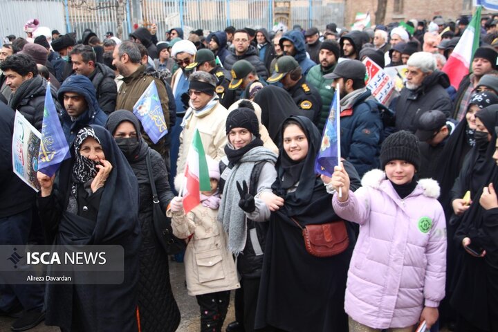 راهپیمایی 22 بهمن در اردبیل