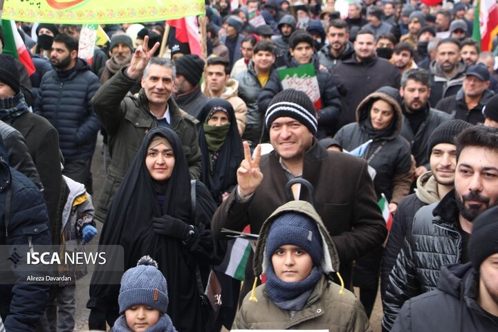 راهپیمایی 22 بهمن در اردبیل