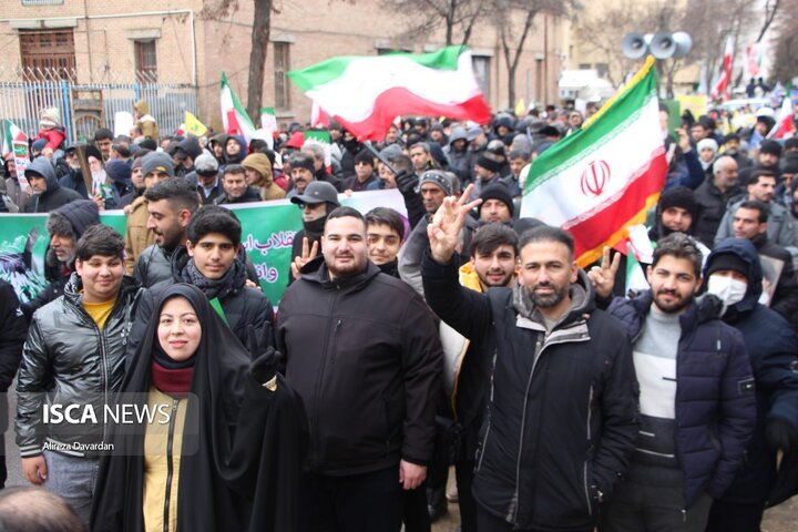 راهپیمایی 22 بهمن در اردبیل