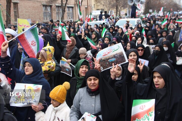 راهپیمایی 22 بهمن در اردبیل