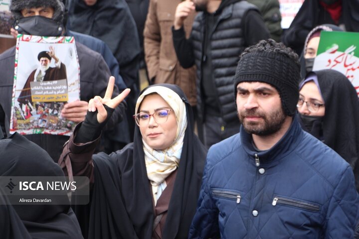 راهپیمایی 22 بهمن در اردبیل