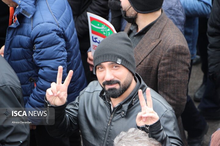 راهپیمایی 22 بهمن در اردبیل