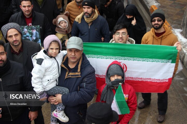 راهپیمایی 22 بهمن در اردبیل
