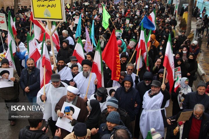 راهپیمایی 22 بهمن در اردبیل