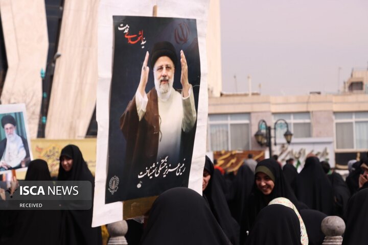 راهپیمایی مردم نجف‌آباد