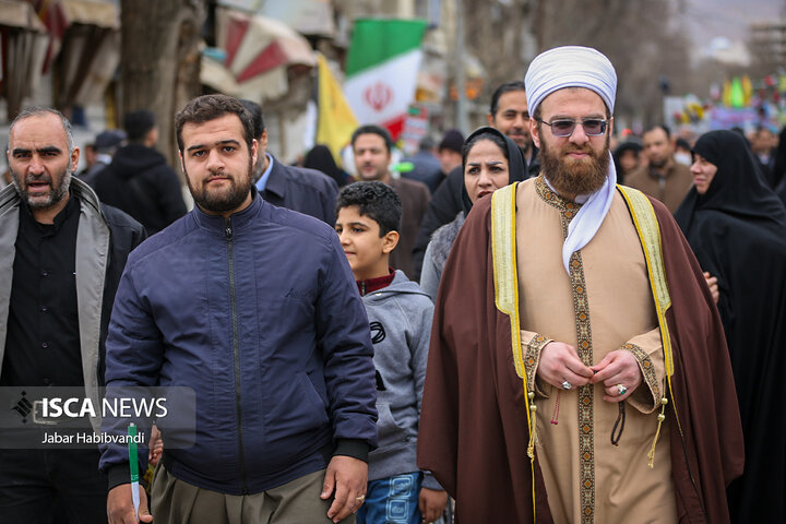 مراسم راهپیمایی 22 بهمن کرمانشاه