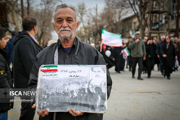 مراسم راهپیمایی 22 بهمن کرمانشاه