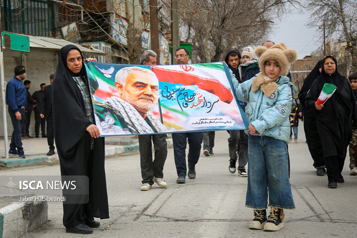 مراسم راهپیمایی 22 بهمن کرمانشاه