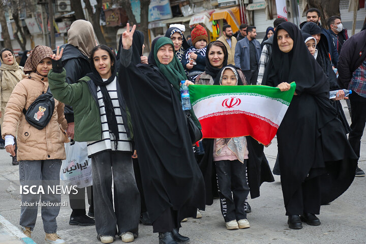 مراسم راهپیمایی 22 بهمن کرمانشاه