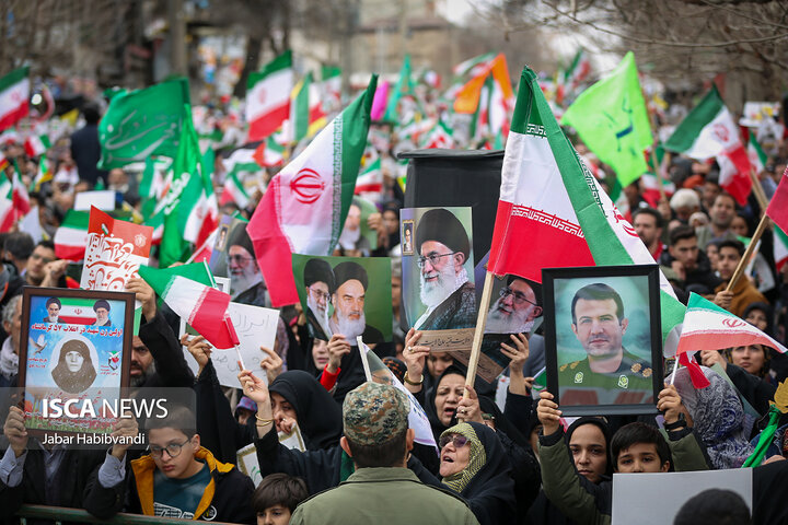 مراسم راهپیمایی 22 بهمن کرمانشاه