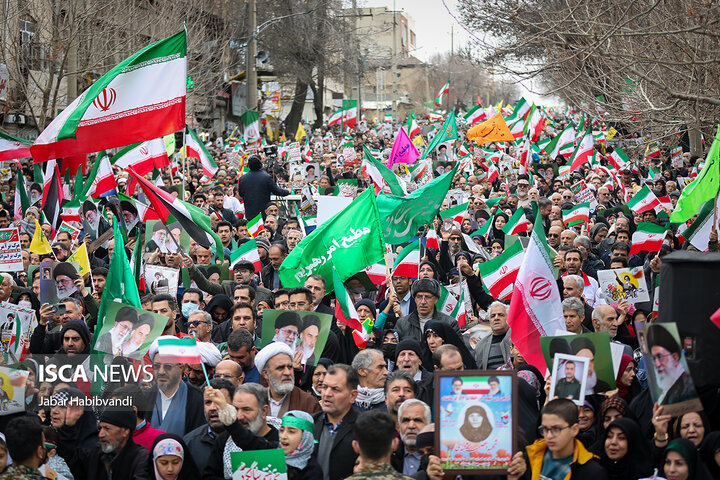 مراسم راهپیمایی 22 بهمن کرمانشاه