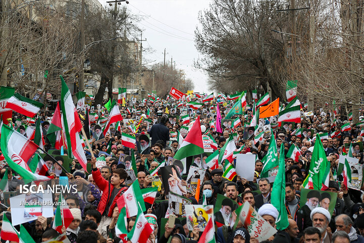 مراسم راهپیمایی 22 بهمن کرمانشاه
