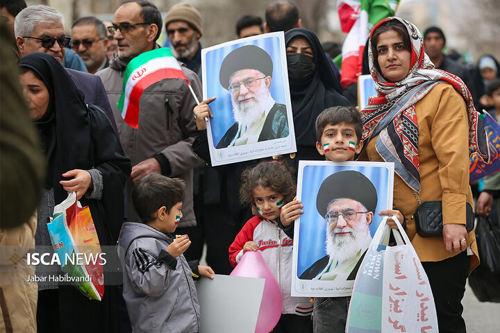 مراسم راهپیمایی 22 بهمن کرمانشاه