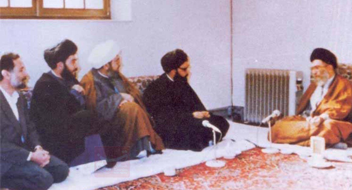 تصاویر منتشر نشده دبیرکل حزب الله در کنار رهبرانقلاب